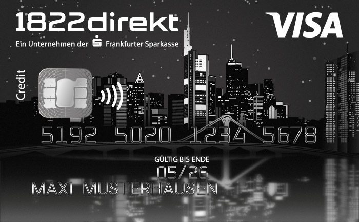 So beantragen Sie die 1822 Direkt Visa Gold Kreditkarte erfolgreich